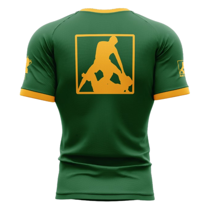 Green & Gold Mens Rashie - Limited-Time Offer